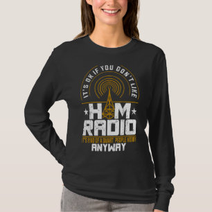 Camiseta Código de Hobby de Ham Radio Operator Amateur Mors