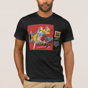 CAMISETA CÓDIGO DE LA EXPLORACIÓN QR DE KUNG FU- DIARIO