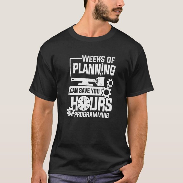 Camiseta Código De Programación Para Un Programador (Anverso)