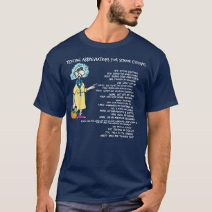 Camiseta Código de pruebas para adultos mayores
