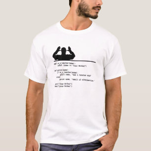 Camiseta Código de Python - Tu madre era un hámster