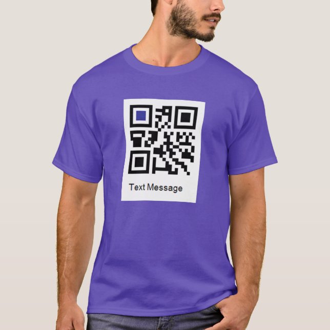 Camiseta Código de QR para, SOY ALEGRE (Anverso)