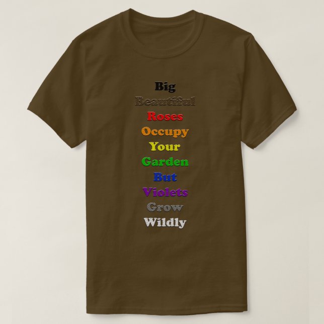Camiseta Código de resistencia 18 grandes Rosas hermosos (Diseño del anverso)
