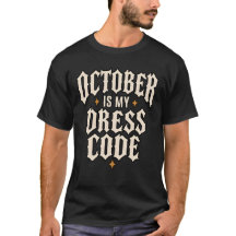Código de Vestimenta Gótico de Halloween de Octubr