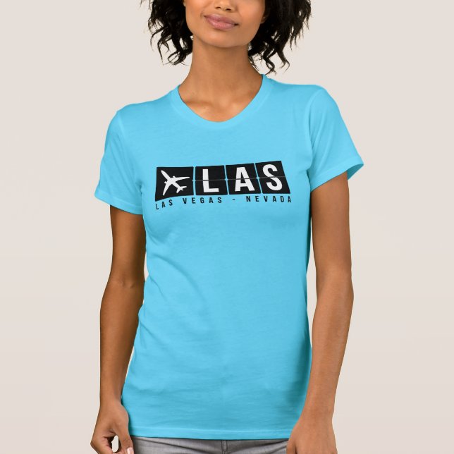 Camiseta Código del aeropuerto de Las Vegas (Anverso)