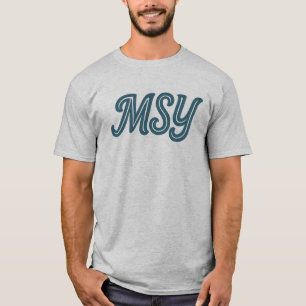 Camiseta Código del Aeropuerto de Nueva Orleans - Louis Arm