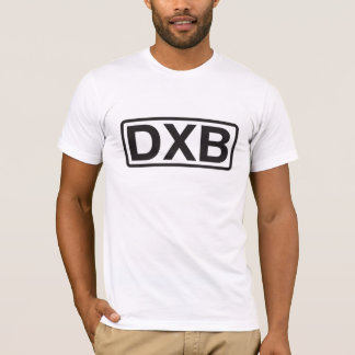 Camiseta Código del aeropuerto internacional de Dubai