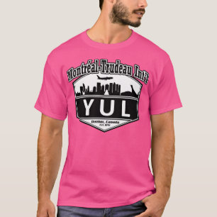 Camiseta Código del Aeropuerto Internacional de Montreal-Tr