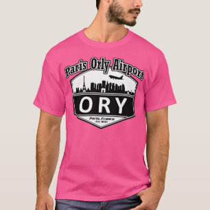 Camiseta Código del Aeropuerto Orly de París