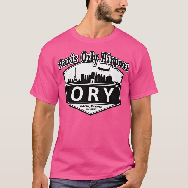 Camiseta Código del Aeropuerto Orly de París (Anverso)