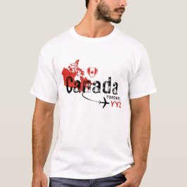 Camiseta Código del aeropuerto YYZ de Canadá de Toronto