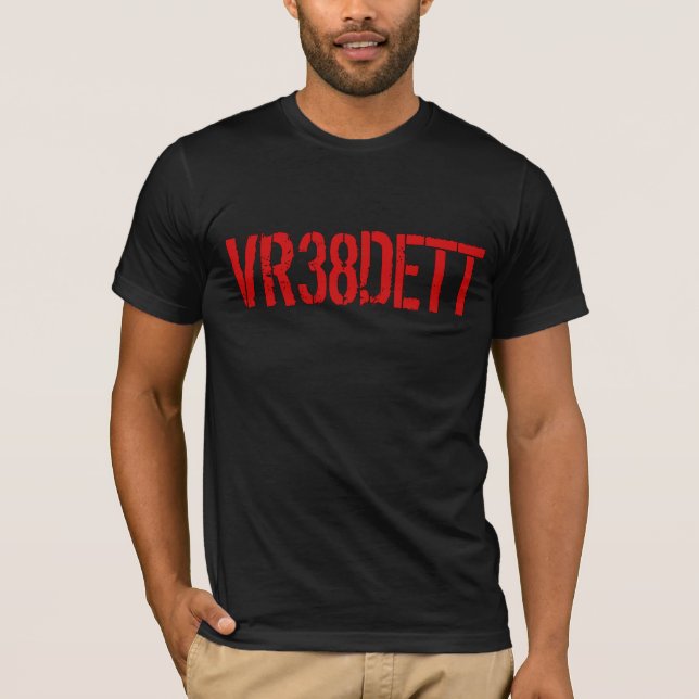 Camiseta Código del motor de GT-r VR38DETT del horizonte (Anverso)