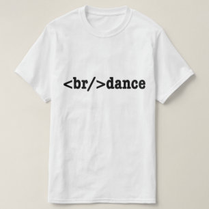 Camiseta código HTML de interrupción