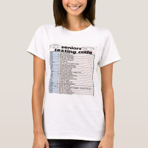 Camiseta Código mayor de Texting