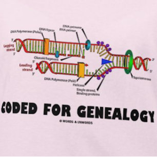 Camiseta Código Para Genealogía (Replicación De ADN)