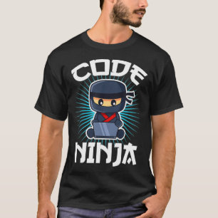 Camiseta Código Programador Ninja Programación para PC C