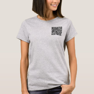 Camiseta Código QR Analizar información sobre tu propio reg