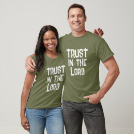 Camiseta Código QR Confía en el Señor Dios es Fiel