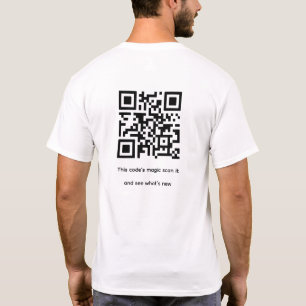 Camiseta Código QR de acceso directo para la Stor en línea 