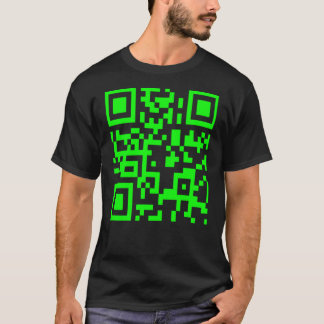 Camiseta código qr de rickroll