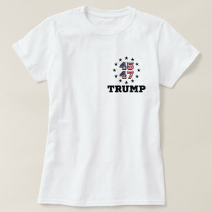 Camiseta Código QR de Trump, 45/47 Trump danza YMCA código 