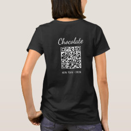 Camiseta Código QR del evento personalizado del Festival de