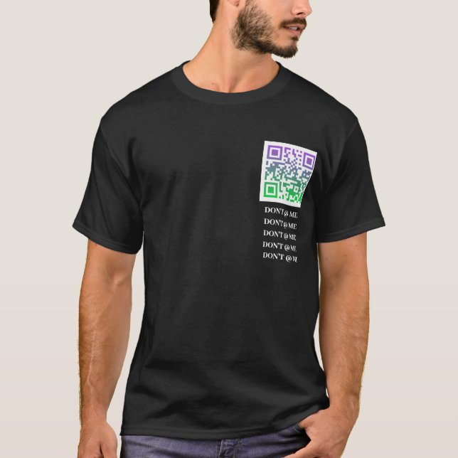 Camiseta Código QR DoodleDrip.com (Anverso)