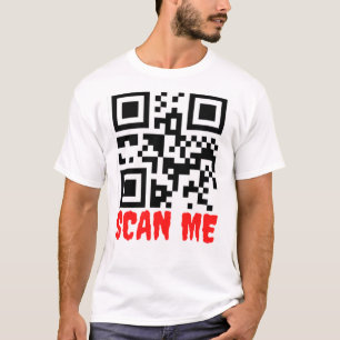 Camiseta Código Qr Escaneo Me Encuentro Identificativo Barc