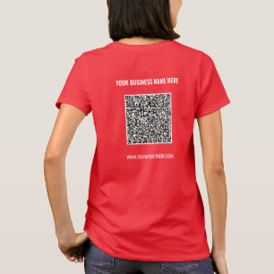 Camiseta Código QR Explorar información Personalizado Texto