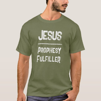 Camiseta Código QR Jesús Cumplidor de Profecías Biblia Cris