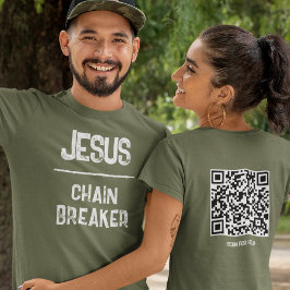 Camiseta Código QR Jesús - Rompedor de Cadenas Vida Nueva C