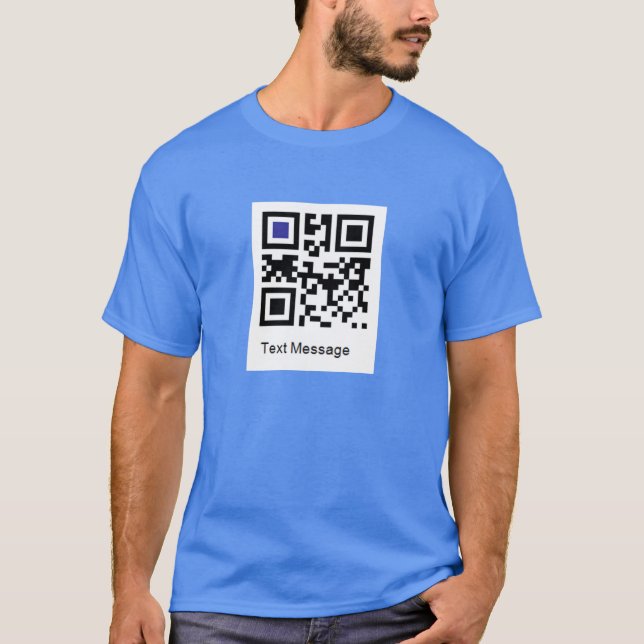 Camiseta Código QR para ¡ERES UN IDIOTA! (Anverso)
