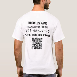 Camiseta Código QR personalizado Evento de negocios de medi