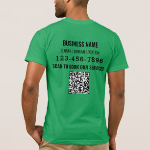 Camiseta Código QR personalizado Evento de negocios de medi