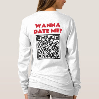 Camiseta Código QR Personalizado – Quieres Salir conmigo/Ca