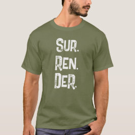 Camiseta Código QR Rendirse Confiar En El Señor Fe