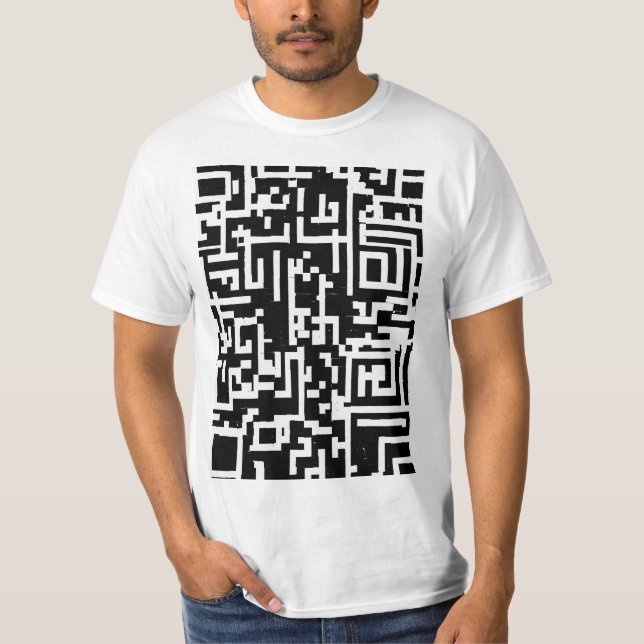 Camiseta Código Qr T-Shirt (Anverso)