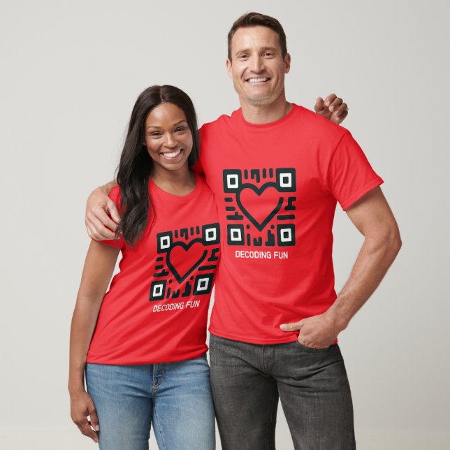 Camiseta código QR único despedida de soltera (Unisexo)