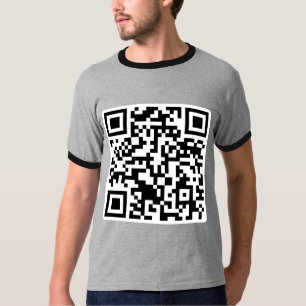 Camiseta Código Rickrolled del rollo QR de Rick