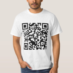 Camiseta Código Rickrolled del rollo QR de Rick