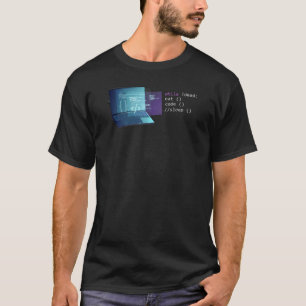 Camiseta Códigos de Comida Sueño Repetir Ciencia De Computa