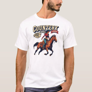 Camiseta Códigos de Vaquera: Espíritu Campestre Desatado