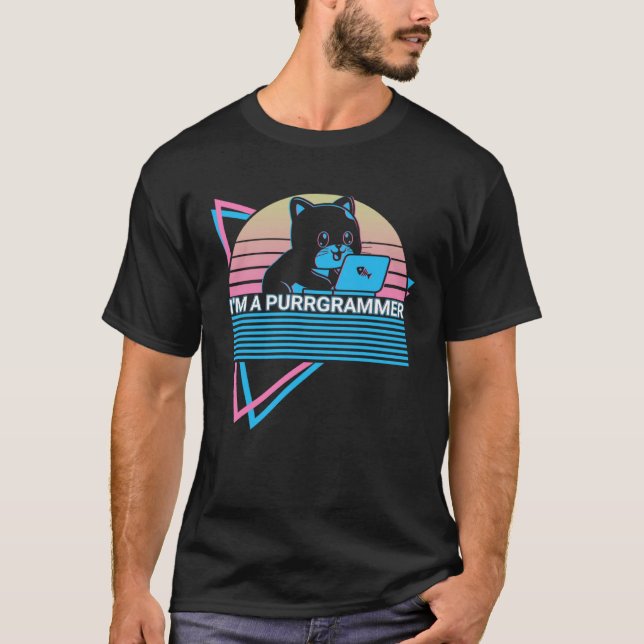 Camiseta Coding Coder Retro Programador Soy un Purgrammer (Anverso)