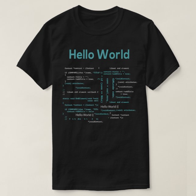 Camiseta Coding Computer Scientist Software Developer 1 (Diseño del anverso)