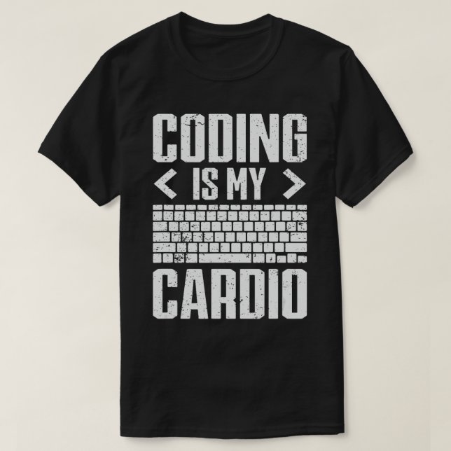 Camiseta Coding Es Mi Programador Administrativo De Ciencia (Diseño del anverso)