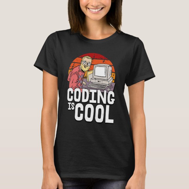 Camiseta Coding Is Guay Developer Software Programador Codi (Anverso)