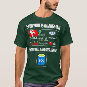 Camiseta Coding Programmer Novedad Todo el mundo es Gangsta