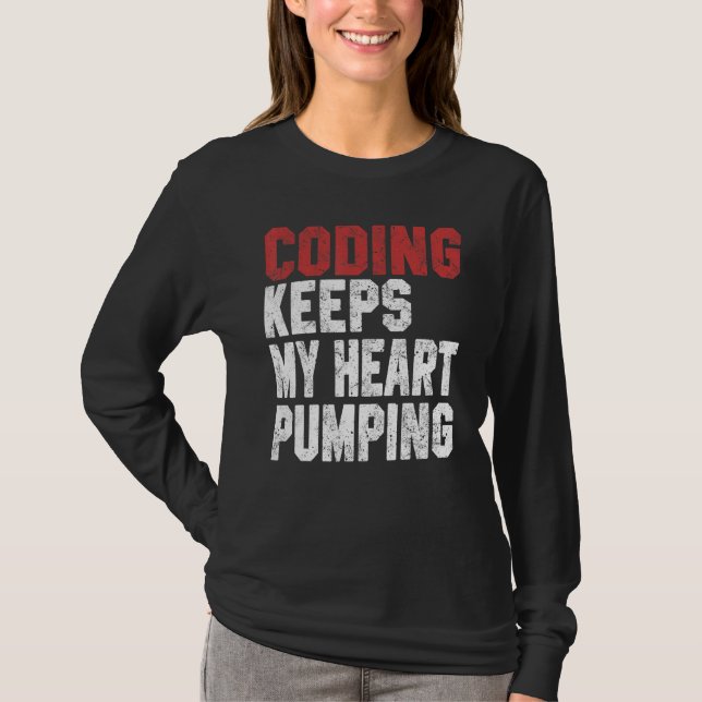 Camiseta Coding  Women Men Code Developer Programming Geek  (Anverso)