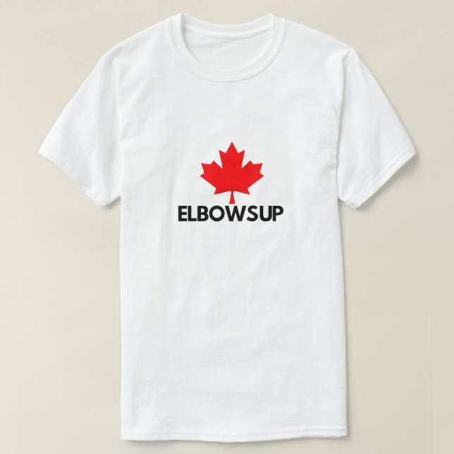 Camiseta codos arriba (Diseño del anverso)