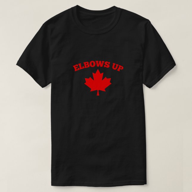 Camiseta codos arriba (Diseño del anverso)